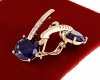 exklusive swarovski vergoldete ohrringe