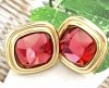 gold earrings made of stainless steel
