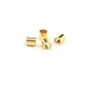 GOLD PLATED CARABINER 12MM FOR BRACELET OR CHAIN