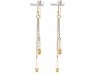 EARRINGS SILVER STAINLESS STEEL CELEBRITY