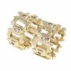 gold plated earrings with exclusive cubic zirconia