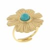 ring 18,30mm gold stainless steel