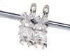 gold plated earrings with exclusive cubic zirconia