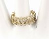 gold ring 17,00mm. gold-plated engagement xuping