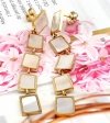 EARRINGS SILVER STAINLESS STEEL CELEBRITY