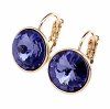 exclusive swarovski gold-plated earrings