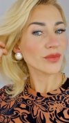 gold plated earrings with exclusive cubic zirconia