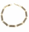 gold bracelet for a gold-plated leg