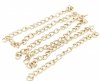 GOLD PLATED CARABINER 12MM FOR BRACELET OR CHAIN