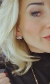 gold earrings made of stainless steel
