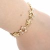 gold bracelet for a gold-plated leg