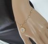 BRACELET GOLD CELEBRITY STAINLESS STEEL