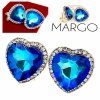 gold plated earrings with exclusive cubic zirconia