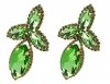 EARRINGS GOLD LONG ZIRCONIA WEDDING WEDDING
