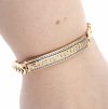 gold bracelet for a gold-plated leg