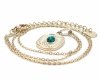GOLD CHAIN NECKLACE celebrity STAINLESS STEEL