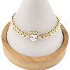 gold bracelet for a gold-plated leg