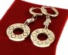 gold earrings made of stainless steel