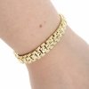 gold bracelet for a gold-plated leg