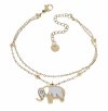 BRACELET GOLD CELEBRITY STAINLESS STEEL