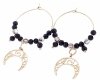 gold earrings made of stainless steel