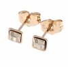exclusive swarovski gold-plated earrings