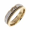 ring 19,00mm gold stainless steel