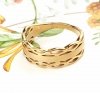 ring 18,30mm gold stainless steel
