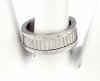 ring 17,30mm gold stainless steel
