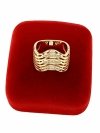 gold ring 18,60mm. gold-plated engagement xuping