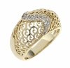 gold ring 18,60mm. gold-plated engagement xuping
