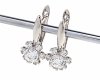 gold plated earrings with exclusive cubic zirconia