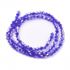 Glass beads faceted strands
