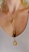 GOLD CHAIN NECKLACE celebrity STAINLESS STEEL