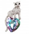 elegant gold brooch