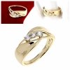 gold ring 18,60mm. gold-plated engagement xuping