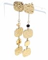gold earrings made of stainless steel