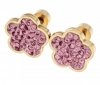 gold earrings made of stainless steel