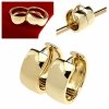 gold plated earrings with exclusive cubic zirconia