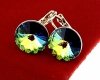 exclusive swarovski gold-plated earrings