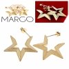 gold earrings made of stainless steel
