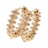 gold plated earrings with exclusive cubic zirconia