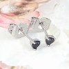 gold plated earrings with exclusive cubic zirconia