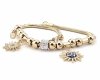 BRACELET GOLD CELEBRITY STAINLESS STEEL