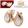 exclusive swarovski gold-plated earrings