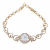 gold bracelet for a gold-plated leg