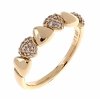 gold ring 18,60mm. gold-plated engagement xuping