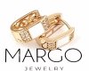 gold plated earrings with exclusive cubic zirconia