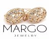 exclusive swarovski gold-plated earrings