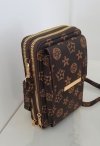women's kidney bag, burgundy